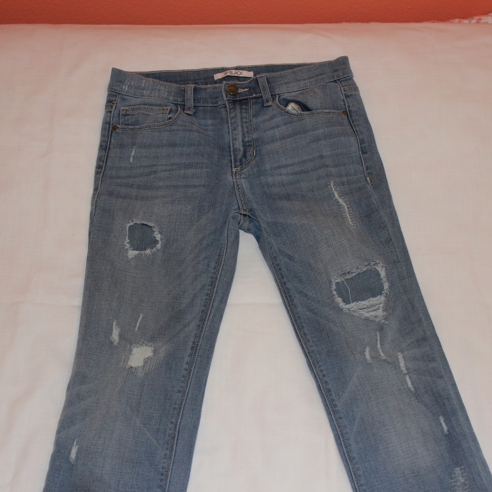 Girls Ripped Jeans - Picture 3 of 4